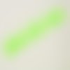 6 pompons en fils vert fluo 30 mm