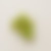 5 perles couleur anis garnies lignes peintes