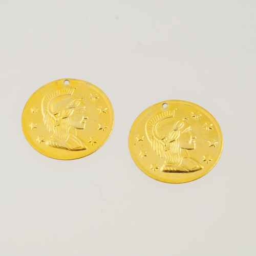 3 médailles dorées centurion 20 mm