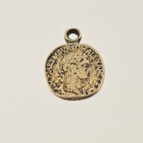 Breloque médaille monnaie ancienne 20 mm