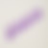 6 pompons fils satinés violet 30 mm