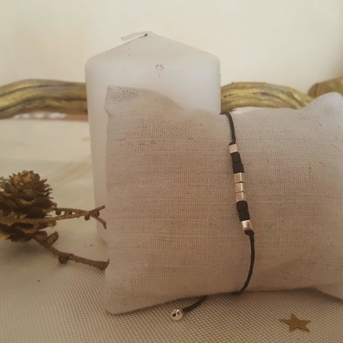 Bracelets perles miyuki et perles argentées