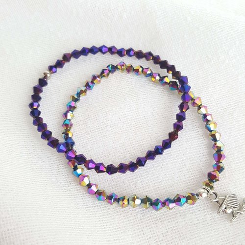 Bracelets  perles en cristal de swarovski