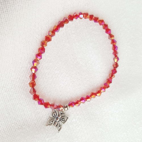 Bracelet  perles en cristal de swarovski