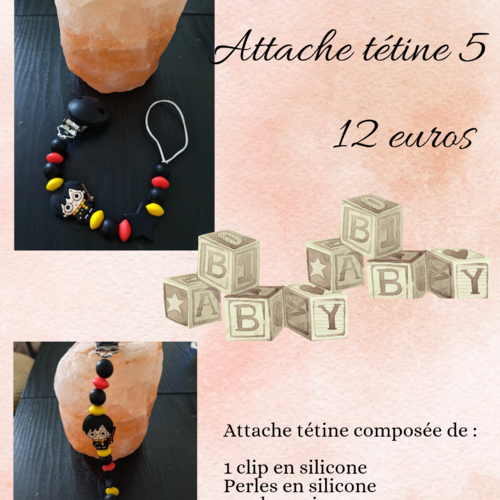Attache tétine magique