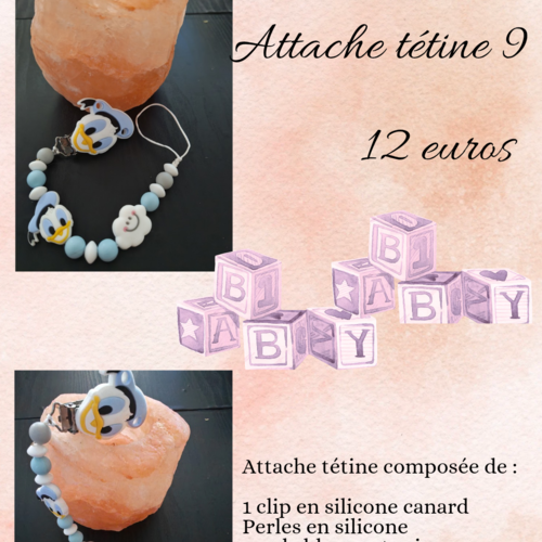 Attache tétine canard