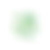 X20 perle en verre à facettes vert 8x6mm (32c)