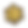 X100 perle métal 5mm dorée ronde  (94c)