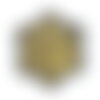 X500 perles à écraser dorées 2mm (05c)