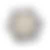 40grs perles de rocaille tube gris brillant 7x2mm (07c)