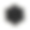 40grs perles de rocaille noires opaque 2mm (04c)