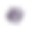 X20 perles à facettes violette 10mm (22c)