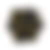 X 5 breloque pendentif chat bronze  45x37mm (355d)