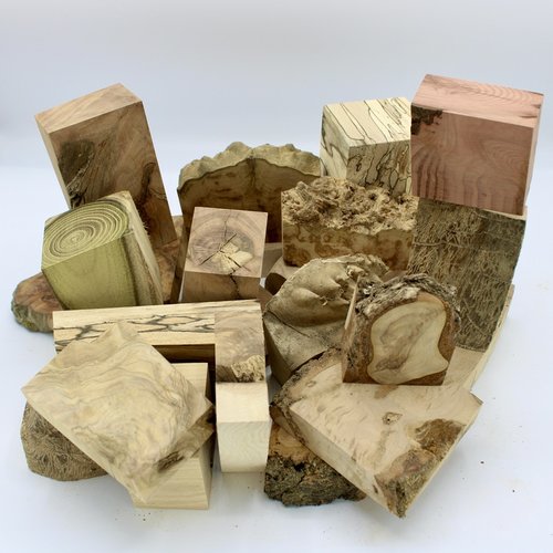 Lot de 20 cubes de bois d'exception made in france !