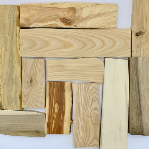 Lot de 10 planchettes de bois pour cération artisanat ou artistique