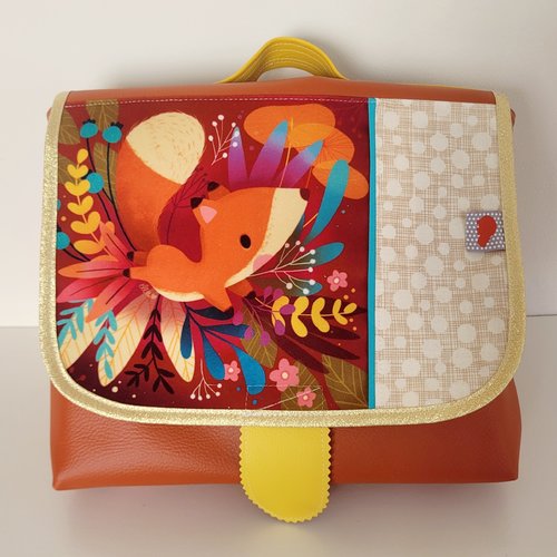 Cartable maternelle renard elen lescoat