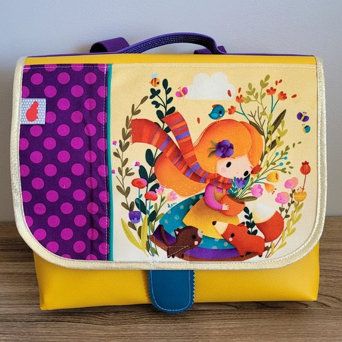 Cartable maternelle petite fille et renard elen lescoat Un grand marche