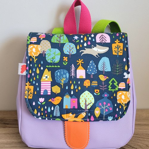 Mon 1er sac à dos maternelle violet