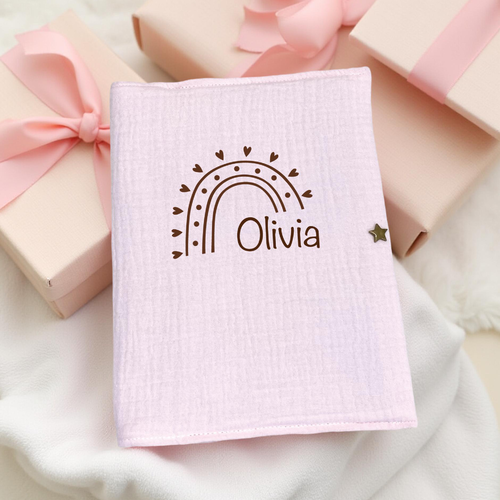 Protège carnet de santé couleur rose