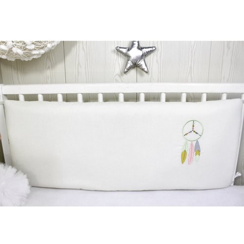 Tête de lit bébé ou enfant, en 70cm large, attrape-rêve