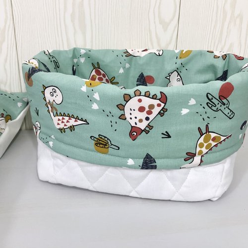 Panière de rangement pour chambre de bébé, prénom en option