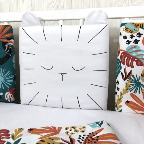 Lot de 8 contours de barreaux pour tour de lit bébé, hauteur 26cm, largeur ajustable