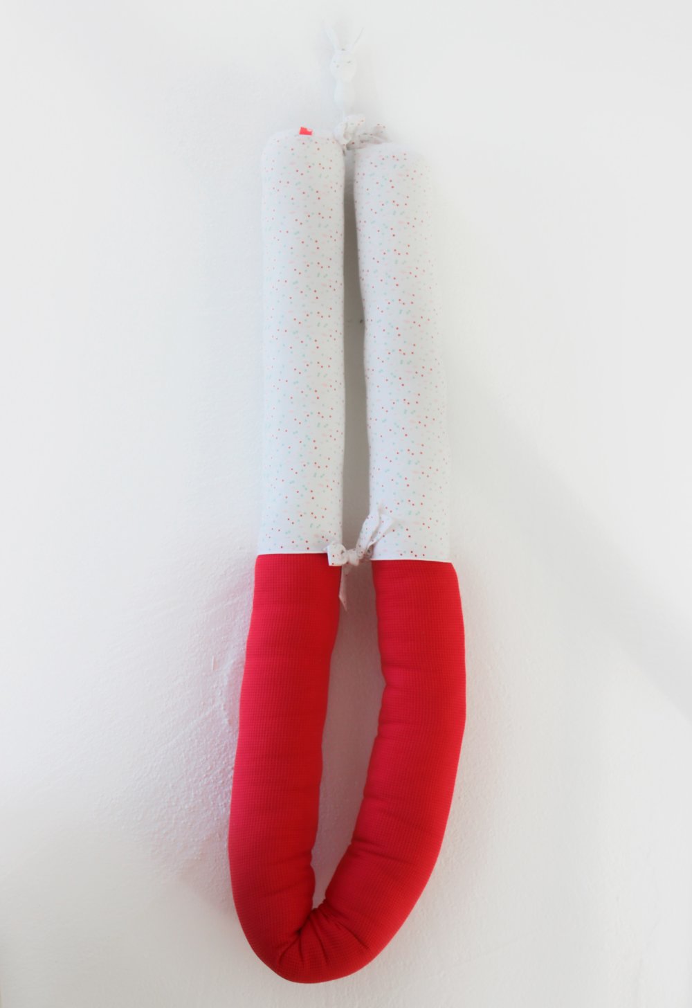 Coussin Traversin Reducteur De Lit Boudin Cale Bebe Tour De Lit Bebe Diametre 9 Cm Minimaliste Corail Blanc Un Grand Marche
