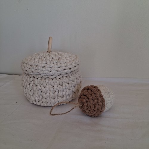 Panier en crochet