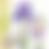 1 serviette en papier fleurs iris - ref 380