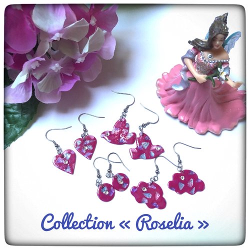 Boucles d’oreilles fillettes  collection « roselia »