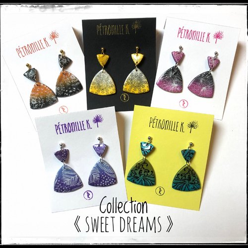 Boucles d’oreilles collection « sweet dreams »