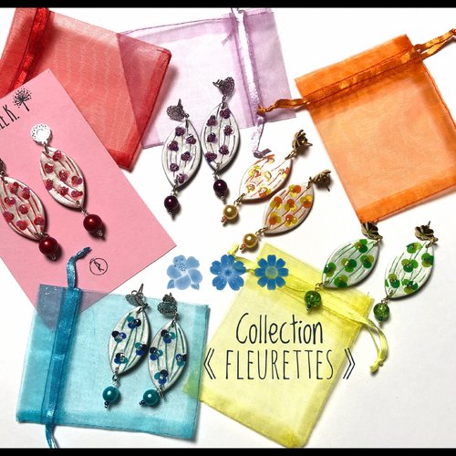 Boucles d’oreilles collection « fleurettes »