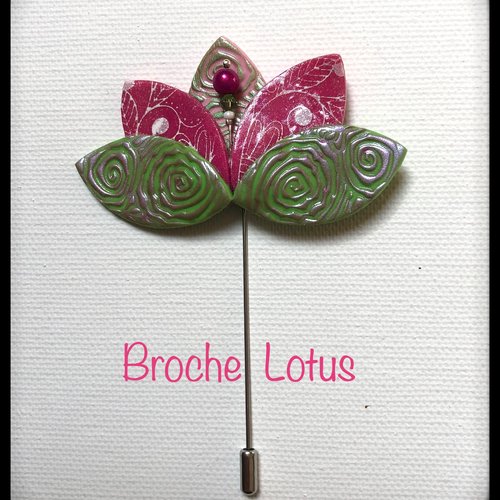 Broche lotus