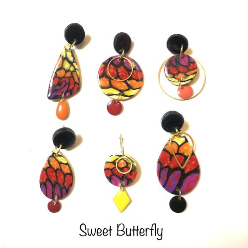 Boucles d’oreilles « sweet butterfly »