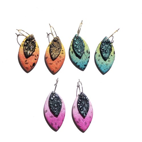 Boucles d’oreilles navettes