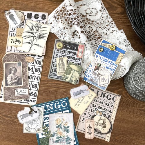 Cartes bingo vintage