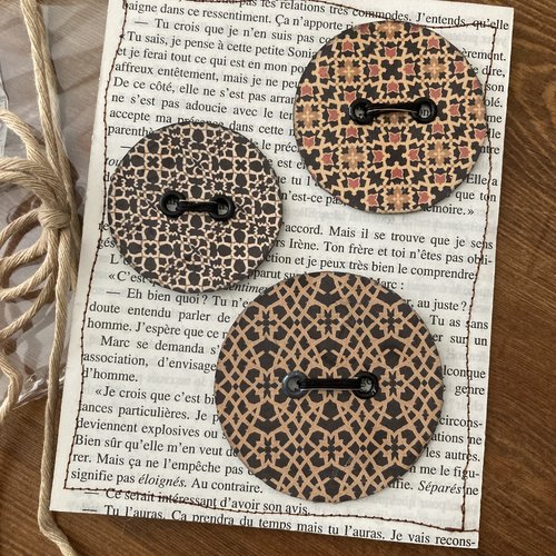 Boutons en papier