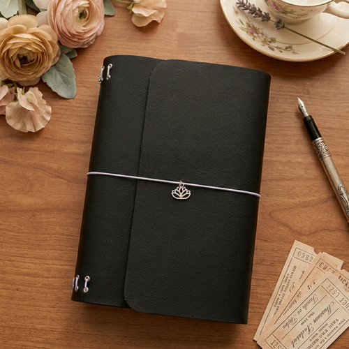 Organisateur noir – 2 carnets a5 & pochette zippée