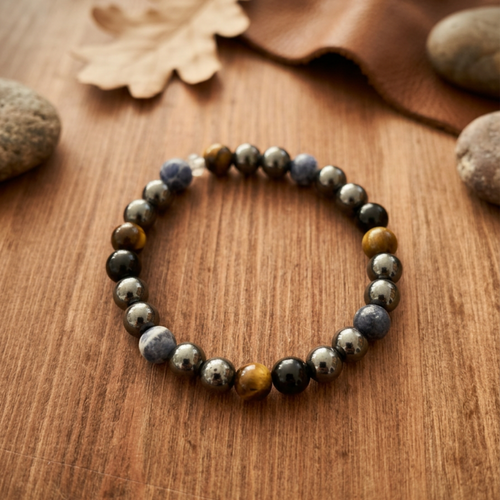 Bracelet homme en pierres naturelles
