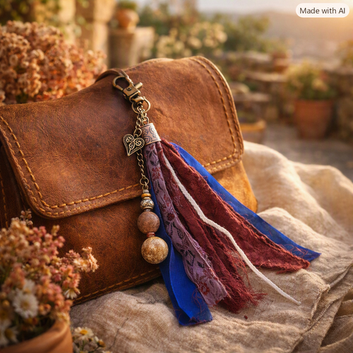 Bijou de sac boho - pièce unique