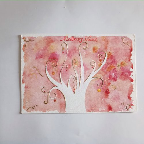 Carte arbre des neiges