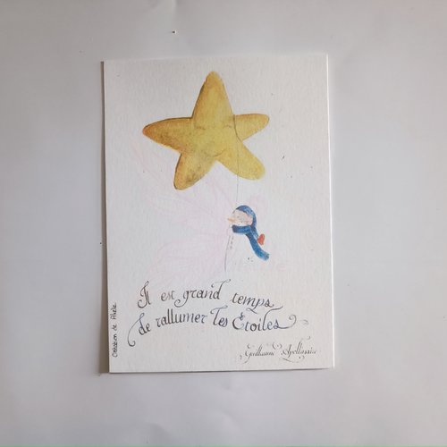 Carte de voeux apollinaire