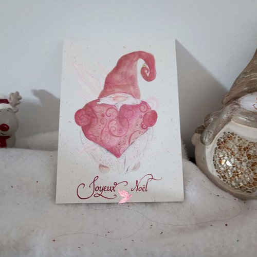 Carte de voeux père-noël