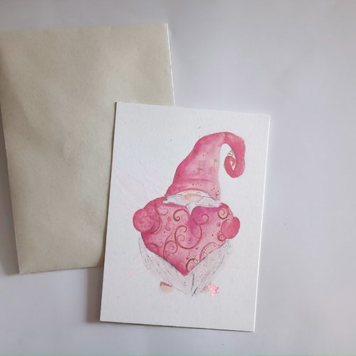 Carte de voeux père-noël