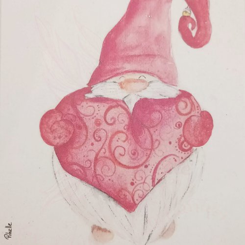 Carte de voeux père-noël
