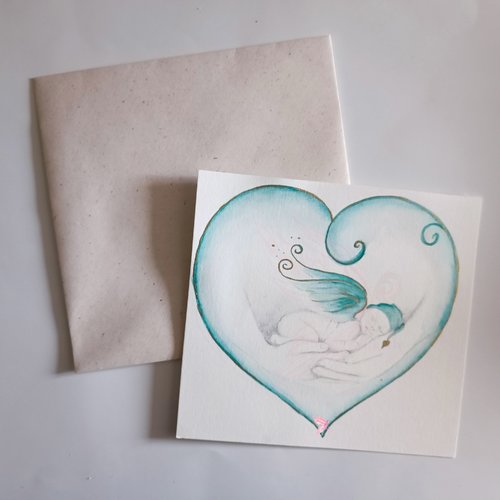 Carte de naissance p'tit ange