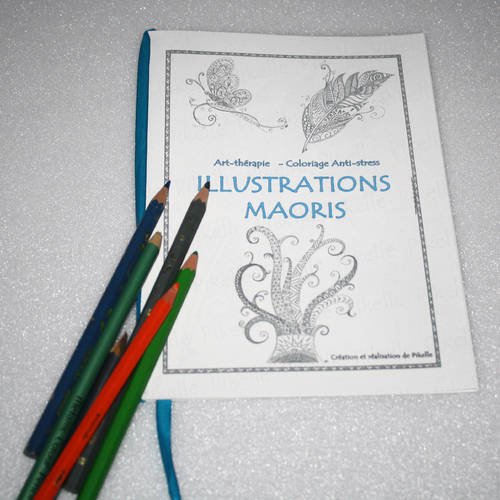 Cahier de coloriage illustrations maori