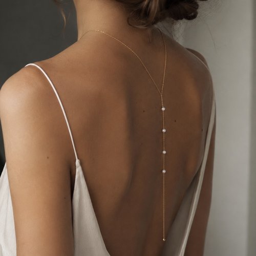 Collier de dos - cérémonie , mariage