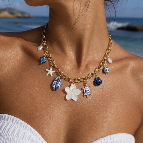 Collier à breloques - 100% inoxydable