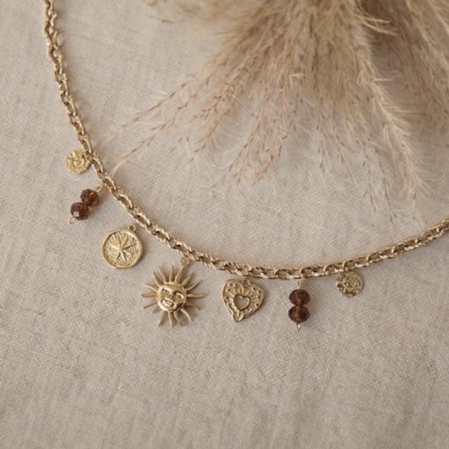Collier à breloques - 100% inoxydable